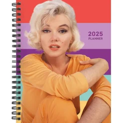 2025 TF Publishing Marilyn Monroe 6.5" x 8" Weekly & Monthly Planner, Paperboard Cover, Multicolor (25-9230)
