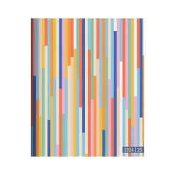 2024-2025 TF Publishing So Many Stripes 9" x 11" Academic Monthly Planner, Paperboard Cover, Multicolor (AY25-4514)