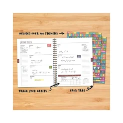2025 Willow Creek 8.5" x 11" Weekly & Monthly Planner, Paper Cover, Pink (48696X)