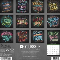 2025 Willow Creek Be Yourself 12" x 12" Yearly Wall Calendar (48146)