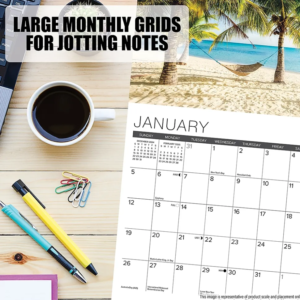 2025 Willow Creek Betty Boop 7" x 7" Yearly Wall Calendar (48047)