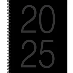 2025 Willow Creek Black 8.5" x 11" Weekly & Monthly Planner (48894)