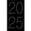 2025 Willow Creek Black 3.5" x 6.5" Weekly Planner (48535)