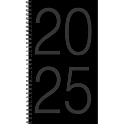 2025 Willow Creek Black 3.5" x 6.5" Weekly Planner (48535)