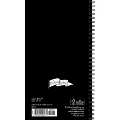 2025 Willow Creek Black 3.5" x 6.5" Weekly Planner (48535)