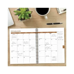 2024-2025 Willow Creek Cabana Stripe 6.5" x 8.5" Academic Weekly & Monthly Planner, Paper Cover, Multicolor (46234)