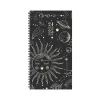 2024-2025 Willow Creek Celestial 3.5" x 6.5" Academic Weekly & Monthly Planner, Paper Cover, Black/Gold (47675)
