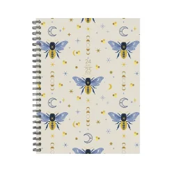 2024-2025 Willow Creek Honeybee 6.5" x 8.5" Academic Weekly & Monthly Planner, Paper Cover, Multicolor (47446)