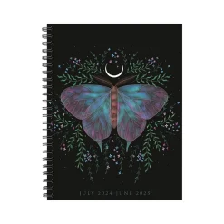 2024-2025 Willow Creek Mystic Butterfly 6.5" x 8.5" Academic Weekly & Monthly Planner, Paper Cover, Multicolor (47460)