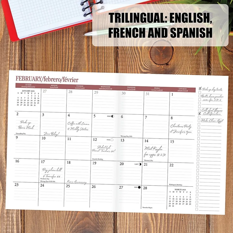 2025 Willow Creek Starry Night 7.5" x 9.5" Monthly Planner Cover (48511)