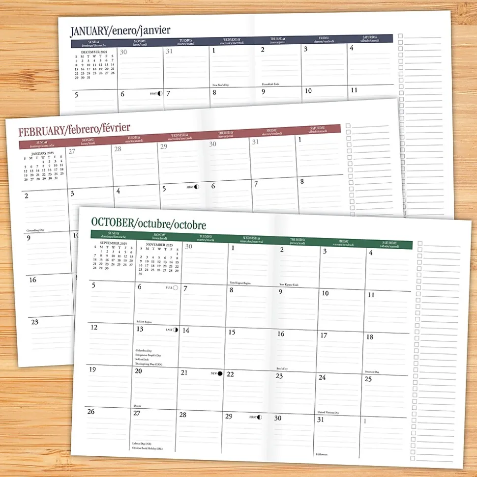 2025 Willow Creek Starry Night 7.5" x 9.5" Monthly Planner Cover (48511)