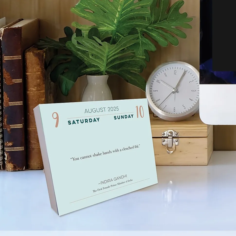 2025 Willow Creek That's What She Said, Inspiring Women Quotes 6" x 5.5" Day-to-Day Calendar (41031)