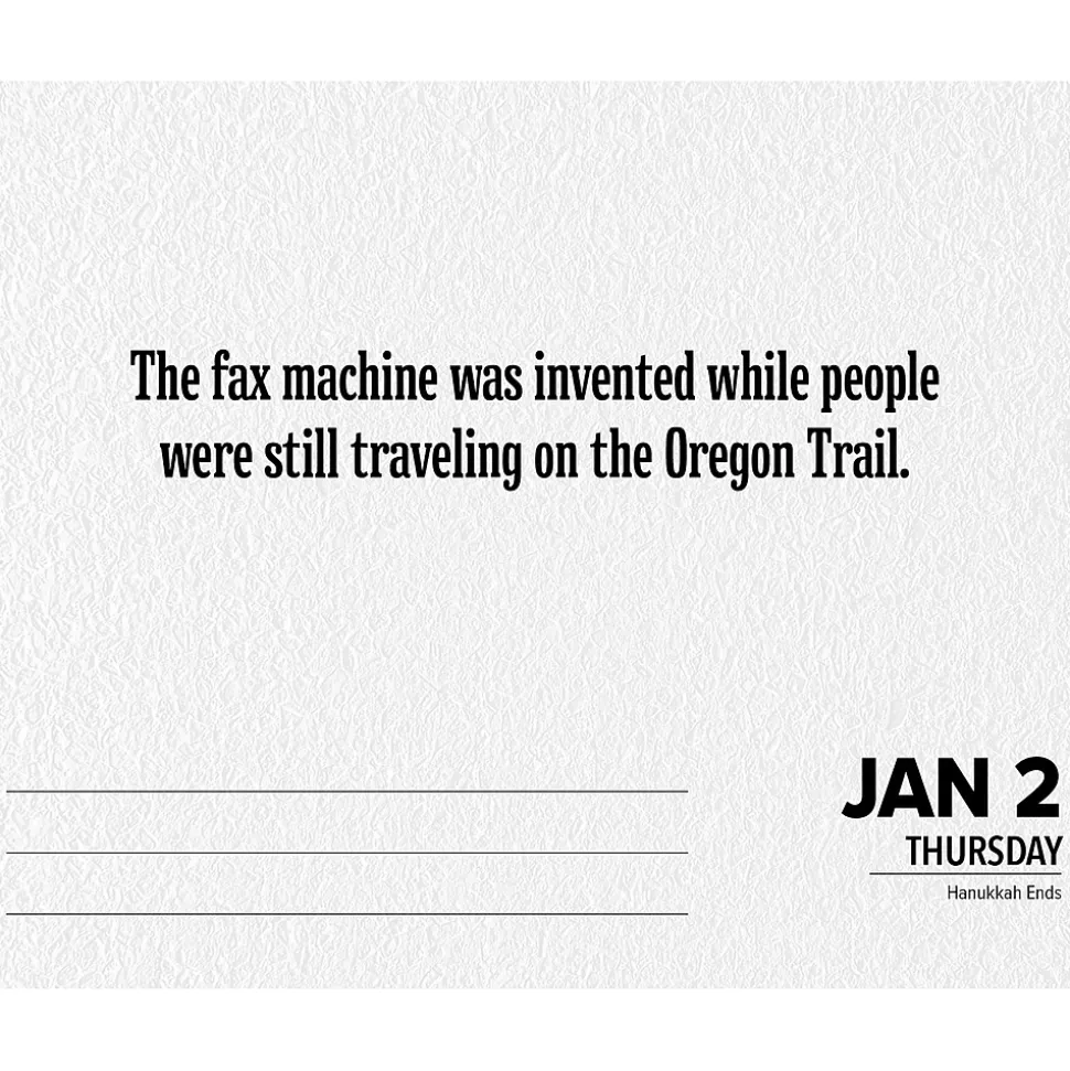 2025 Willow Creek Today I Learned - Facts and Daily Trivia 6" x 5.5" Day-to-Day Calendar (41055)