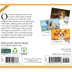 2025 Willow Creek What Dogs Teach Us 6" x 5.5" Day-to-Day Calendar (41116)