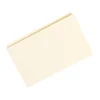 AbilityOne Light Duty Manila File Folders, 1/3 Cut, LETTER-size Holds 8 1/2" x 11", 100/Bx