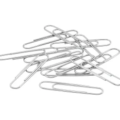 ACCO Recycled Paper Clips, Jumbo, Silver, 100/Box, 10 Boxes/Pack (A7072525)