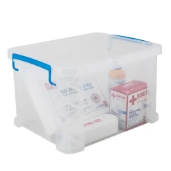 Advantus Super Stacker File Box, Letter/Legal Size, Clear (36871)