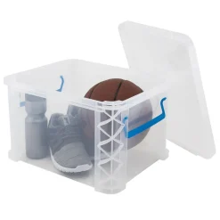 Advantus Super Stacker File Box, Letter/Legal Size, Clear (36871)