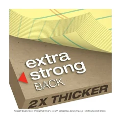 Ampad Double-Sheet Notepad, 8.5