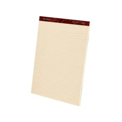 Ampad Gold Fibre Retro Notepad, 8.5" x 11.75", Wide Ruled, Ivory, 50 Sheets/Pad, 12 Pads/Pack (TOP 20-009)