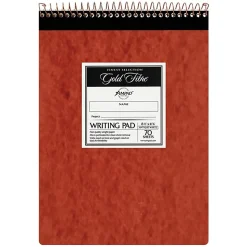 Ampad Gold Fibre Retro Writing Pad, 8.5" x 11.75", Wide Ruled, White, 70 Sheets/Pad (20-008R)