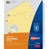 Avery Big Tab Insertable Paper Dividers, 8 Tabs, Clear, Copper Reinforced (23285)