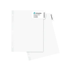 Avery Big Tab Printable Divider, 5-Tab, White (14436)