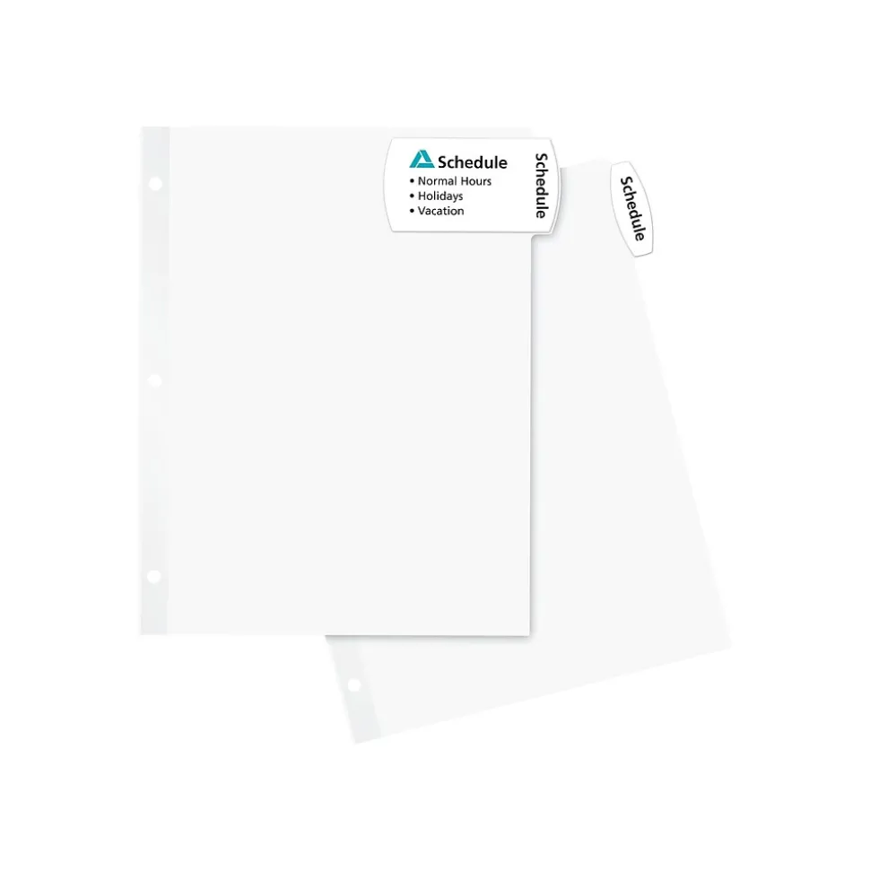 Avery Big Tab Printable Divider, 5-Tab, White (14436)