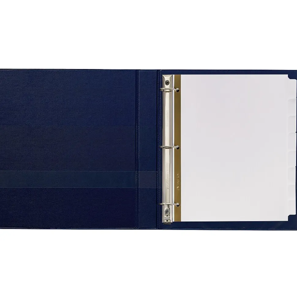 Avery Big Tab Write & Erase Paper Divider, 8 Tabs, White/Gold Reinforced, 1 Set (23078)