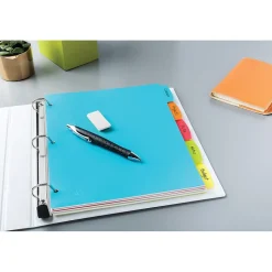 Avery Big Tab Write & Erase Plastic Dividers, 5 Tabs, Bright Multicolor (16129)