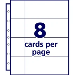 Avery Business Card Sheet Protectors, 5.5
