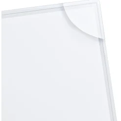 Avery Corner Lock, 3-Hole Punched Plastic Sleeves, Heavyweight, 8-1/2” x 11”, Clear, 4/Pack (72269)