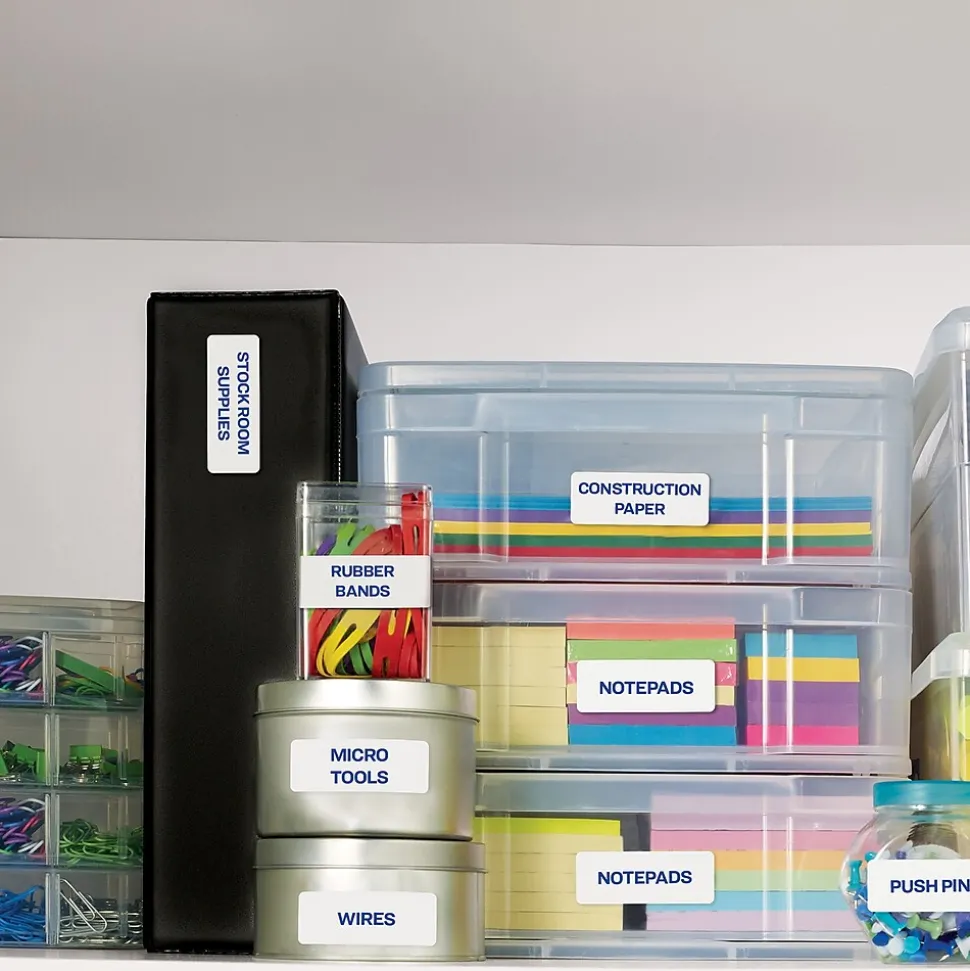 Avery Easy Peel Inkjet Address Labels, 1-1/3" x 4", White, 1,400 Labels/Box (8462)