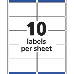 Avery Easy Peel Laser Shipping Labels, 2