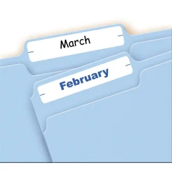 Avery Easy Peel Laser/Inkjet File Folder Labels, 2/3" x 3-7/16", White, 252 Labels/Pack (5202)
