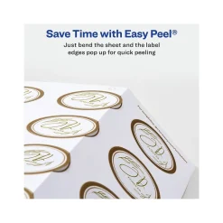 Avery Easy Peel Laser/Inkjet Round Labels, 2