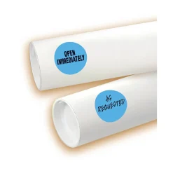 Avery Easy Peel Laser/Inkjet Color-Coding Labels, 1-1/4" Dia, Light Blue, 400 Labels/Pack (5496)