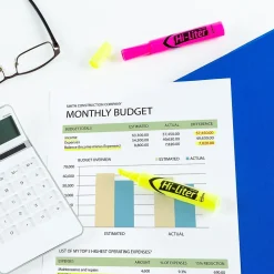 Avery Hi-Liter Desk Style Highlighters, Chisel Tip, Assorted, 24/Pack (98189)