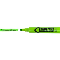 Avery Hi-Liter Tank Highlighters, Chisel, Green, Dozen (24020)