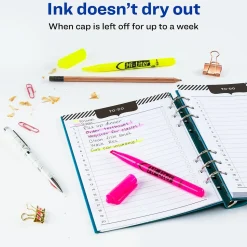 Avery Hi-Liter Tank Highlighter, Chisel Tip, Assorted, 24/Pack (29862)