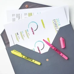 Avery Hi-Liter Tank Highlighter, Chisel Tip, Assorted, 24/Pack (29862)