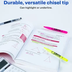 Avery Hi-Liter The Original Pen-Style Stick Highlighters, Chisel, Assorted, 24/Pack (29861)