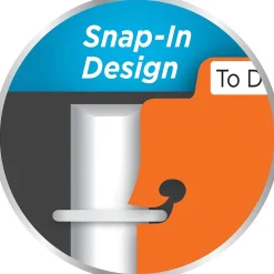 Avery Snap-In File Folder Divider, Assorted Colors, 5 Dividers per Set (24909)