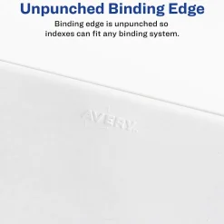 Avery Standard Collated Avery Style Legal Numeric 76 - 100 Tab Paper Dividers, 25 Tabs, White (01333)