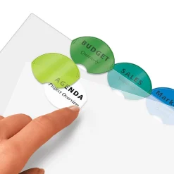 Avery Style Edge Insertable Plastic Dividers, 8 Tab, Multicolor (11201)