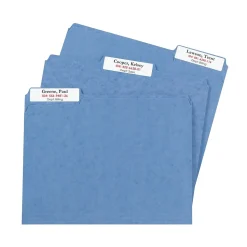 Avery TrueBlock Laser/Inkjet Extra Large File Folder Labels, 15/16" x 3-7/16", White, 450 Labels/Pack (5027)