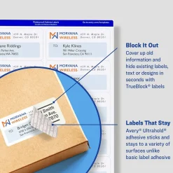 Avery Waterproof Laser Shipping Labels, 2