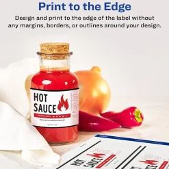 Avery Waterproof Wraparound Laser/Pigment-Inkjet Rectangle Labels, 3 1/4