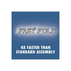 Bankers Box Heavy-Duty FastFold File Storage Boxes, Lift-Off Lid, Letter/Legal Size, White/Blue, 12/Carton (00709)