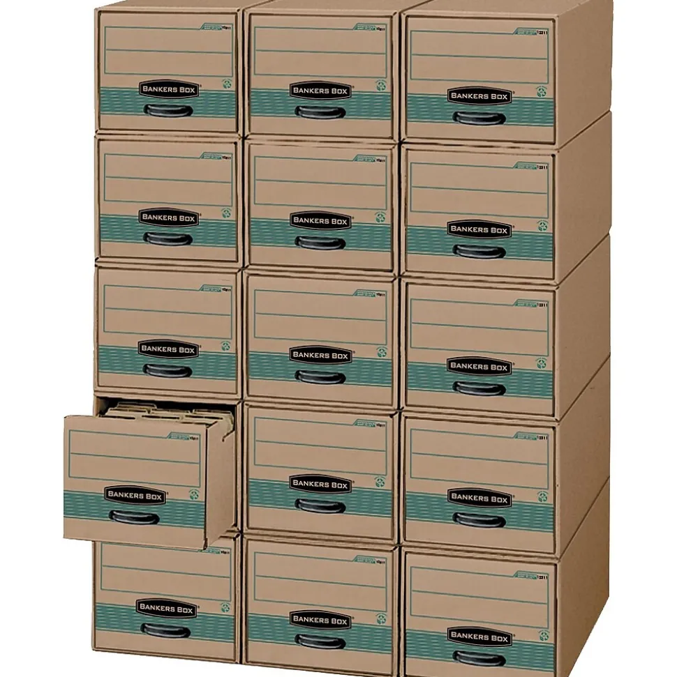 Bankers Box PREMIER File Storage Drawer, Black, 6/Carton (1231101)